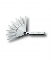 Gedore şup Feeler gauge set, fan pattern 0.03-0.10 mm